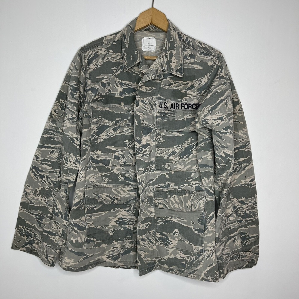 US Air Force Shirt Mens Size 38 S Jacket Camouflage Combat Nylon Cotton